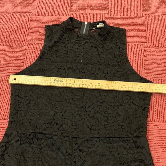 Garage women’s large Black Lace one piece shortsuit / romper - Picture 4 of 15